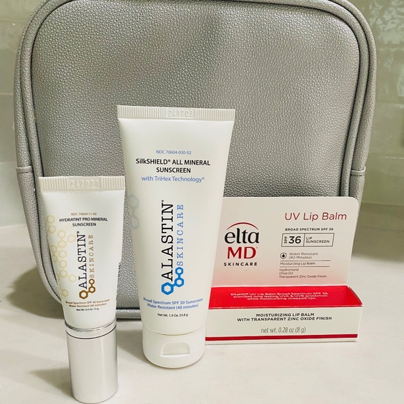 Alastin SilkSHIELD Sunscreen SPF 30 + EltaMD UV Lip Balm + GWP - Picture 1 of 4